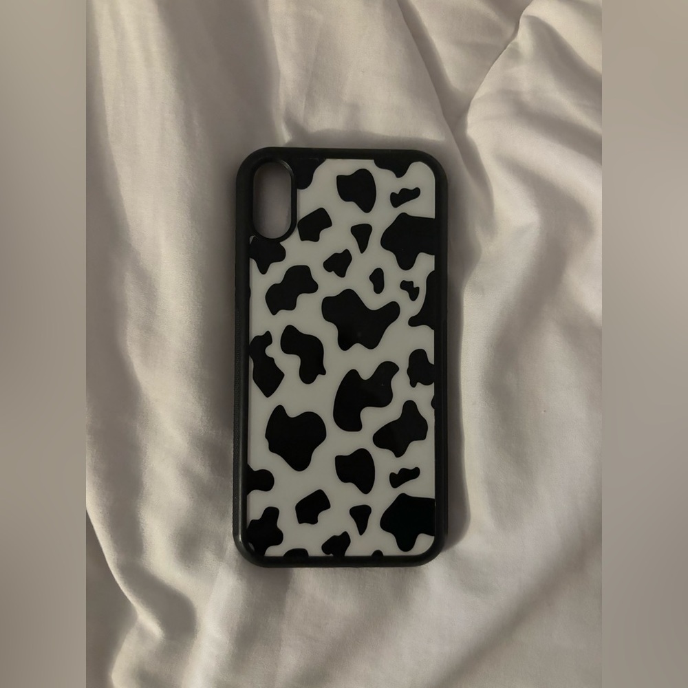 cow print iphone xr case